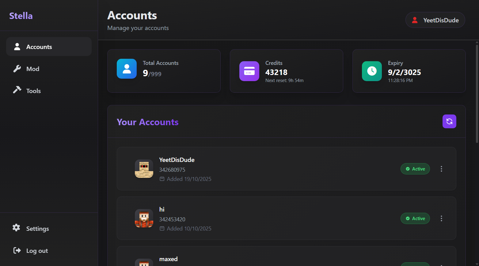 Account Management 3